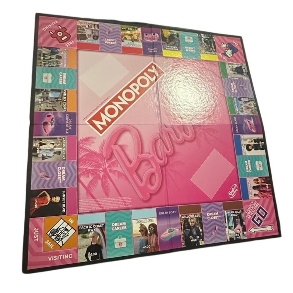 Barbie Monopoly Board Game Hasbro Gaming G0038 Pink Edition 2023 Complete - Picture 7 of 12